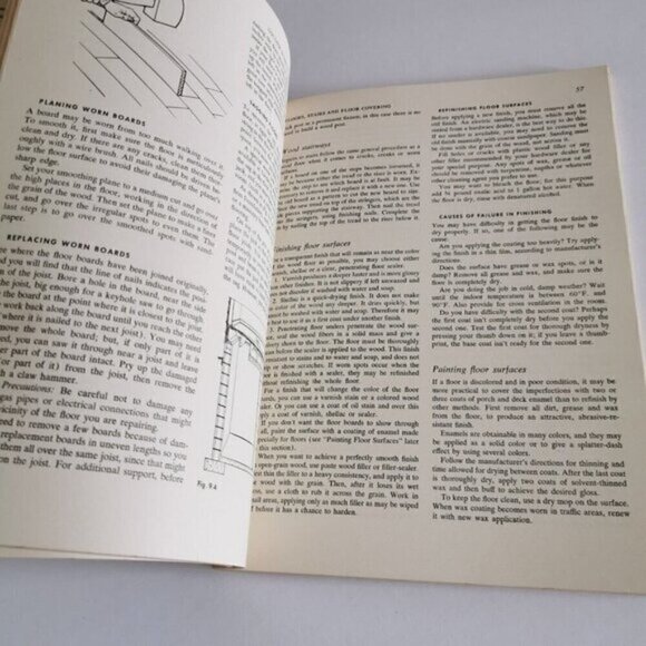 1968 Home Improvement & Maintenance Book Martin Sara Collier Quick Easy Series - Picture 7 of 8
